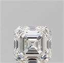 Natural Diamond 1.70 Carats, Asscher with  Cut, J Color, IF Clarity and Certified by GIA