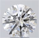 Natural Diamond 4.51 Carats, Round with Excellent Cut, F Color, VS1 Clarity and Certified by GIA