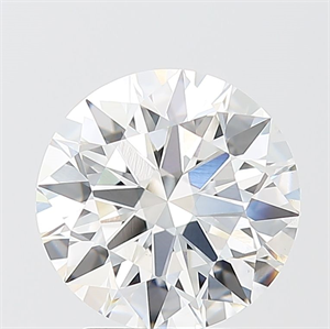 Picture of Lab Grown Diamond 3.10 Carats, Round with Ideal Cut, F Color, VVS2 Clarity and Certified by IGI