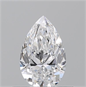 Diamante Natural 0.51 quilates, De pera , Color D, claridad VS2 y certificado GIA