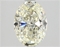 Natural Diamond 1.71 Carats, Oval with  Cut, K Color, VS2 Clarity and Certified by GIA
