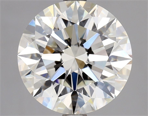 Picture of Natural Diamond 3.26 Carats, Round with Excellent Cut, I Color, VS1 Clarity and Certified by GIA