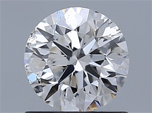 Picture of Natural Diamond 0.90 Carats, Round with Very Good Cut, E Color, SI2 Clarity and Certified by GIA
