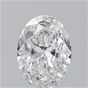 Natural Diamond 1.20 Carats, Oval with  Cut, F Color, SI1 Clarity and Certified by GIA
