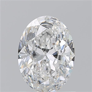 Picture of Natural Diamond 1.20 Carats, Oval with  Cut, F Color, SI1 Clarity and Certified by GIA