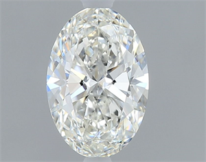 Picture of Natural Diamond 0.52 Carats, Oval with  Cut, H Color, VS2 Clarity and Certified by GIA
