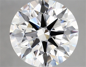 Picture of Lab Grown Diamond 4.36 Carats, Round with Ideal Cut, E Color, VS1 Clarity and Certified by IGI