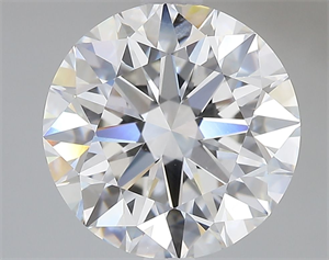 Picture of Lab Grown Diamond 3.54 Carats, Round with Excellent Cut, E Color, VVS2 Clarity and Certified by IGI