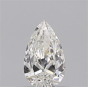 Picture of Natural Diamond 0.50 Carats, Pear with  Cut, H Color, VVS2 Clarity and Certified by GIA