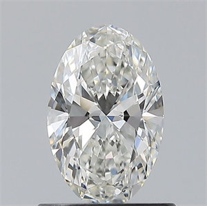 Foto Diamante Natural 0.70 quilates, Ovalado , Color H, claridad VVS2 y certificado GIA de