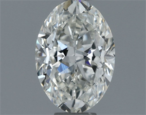 Picture of Natural Diamond 0.60 Carats, Oval with  Cut, H Color, VVS2 Clarity and Certified by IGI