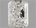 Natural Diamond 1.30 Carats, Radiant with  Cut, G Color, IF Clarity and Certified by GIA