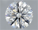 Natural Diamond 0.55 Carats, Round with Excellent Cut, J Color, VS1 Clarity and Certified by GIA