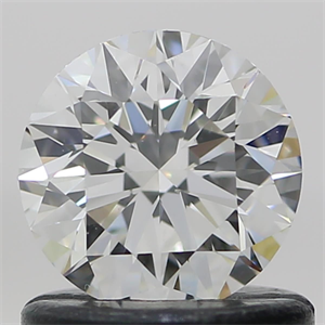 Foto Diamante Natural 0.73 quilates, Redondo , Color H, claridad IF y certificado GIA de
