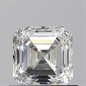 Picture of Natural Diamond 0.80 Carats, Asscher with  Cut, I Color, VS1 Clarity and Certified by GIA