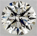 Diamante Natural 0.90 quilates, Redondo , Color J, claridad VVS1 y certificado GIA