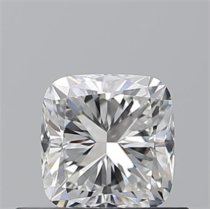 Foto Diamante Natural 0.50 quilates, Del cojín , Color F, claridad VVS1 y certificado GIA de