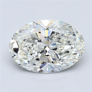 Picture of Natural Diamond 3.33 Carats, Oval with  Cut, H Color, VS2 Clarity and Certified by GIA