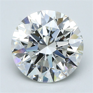 Picture of Natural Diamond 3.30 Carats, Round with Excellent Cut, H Color, VS1 Clarity and Certified by GIA