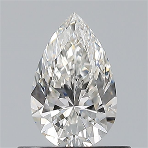 Picture of Natural Diamond 0.50 Carats, Pear with  Cut, H Color, VVS2 Clarity and Certified by GIA