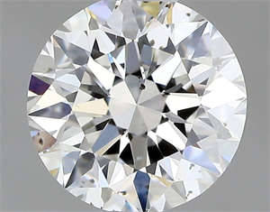 Picture of Natural Diamond 0.80 Carats, Round with Excellent Cut, I Color, SI1 Clarity and Certified by GIA