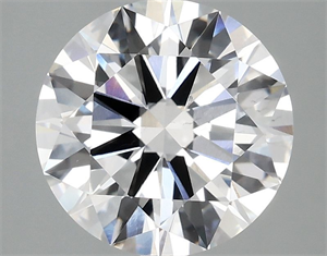Picture of Lab Grown Diamond 3.02 Carats, Round with Excellent Cut, D Color, VS2 Clarity and Certified by IGI