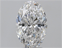Natural Diamond 2.51 Carats, Oval with  Cut, D Color, SI1 Clarity and Certified by GIA