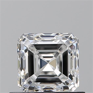 Picture of Natural Diamond 0.70 Carats, Asscher with  Cut, E Color, VS2 Clarity and Certified by GIA