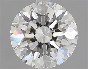 Picture of Natural Diamond 1.00 Carats, Round with Excellent Cut, I Color, VS1 Clarity and Certified by GIA