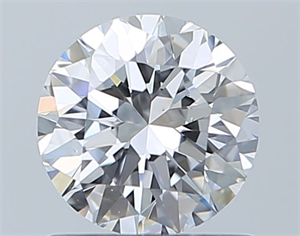 Picture of Natural Diamond 0.80 Carats, Round with Excellent Cut, D Color, SI1 Clarity and Certified by GIA