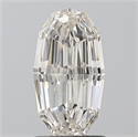 Natural Diamond 1.51 Carats, Oval with  Cut, J Color, SI1 Clarity and Certified by GIA