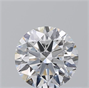 Diamante Natural 0.52 quilates, Redondo , Color D, claridad IF y certificado GIA