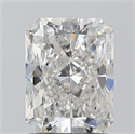 Natural Diamond 1.50 Carats, Radiant with  Cut, G Color, SI2 Clarity and Certified by GIA