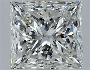 Foto Diamante Natural 1.70 quilates, Princesa , Color G, claridad SI1 y certificado GIA de