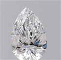 Natural Diamond 0.82 Carats, Pear with  Cut, D Color, VS1 Clarity and Certified by GIA