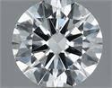 Natural Diamond 0.50 Carats, Round with Excellent Cut, H Color, VS1 Clarity and Certified by IGI
