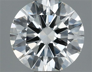 Picture of Natural Diamond 0.50 Carats, Round with Excellent Cut, H Color, VS1 Clarity and Certified by IGI