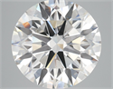 Lab Grown Diamond 7.23 Carats, Round with Ideal Cut, G Color, VS1 Clarity and Certified by IGI