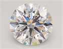 Del inventario de diamantes de laboratorio, 5.08 quilates, Redondo , Color F, claridad VVS1 y certificado IGI