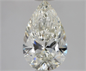 Natural Diamond 1.90 Carats, Pear with  Cut, J Color, SI2 Clarity and Certified by GIA