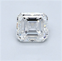 Diamante Natural 1.50 quilates, Asscher , Color E, claridad VVS1 y certificado GIA