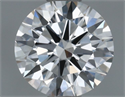 Diamante Natural 0.51 quilates, Redondo , Color H, claridad VS1 y certificado GIA
