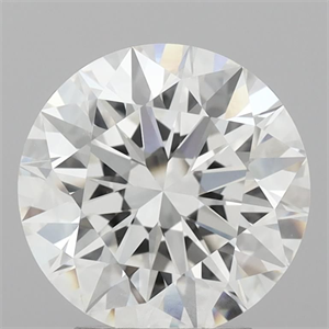 Picture of Lab Grown Diamond 3.51 Carats, Round with Ideal Cut, E Color, VVS1 Clarity and Certified by IGI