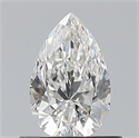 Natural Diamond 0.57 Carats, Pear with  Cut, G Color, VVS1 Clarity and Certified by GIA