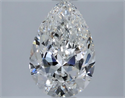 Natural Diamond 0.70 Carats, Pear with  Cut, G Color, VS2 Clarity and Certified by GIA