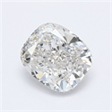 Diamante Natural 0.50 quilates, Del cojín , Color I, claridad VVS2 y certificado GIA