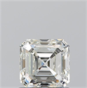 Natural Diamond 1.01 Carats, Asscher with  Cut, J Color, VVS2 Clarity and Certified by GIA