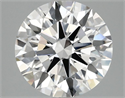 Lab Grown Diamond 2.53 Carats, Round with Ideal Cut, E Color, VVS2 Clarity and Certified by IGI