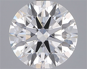 Picture of Lab Grown Diamond 3.05 Carats, Round with Ideal Cut, E Color, VVS2 Clarity and Certified by IGI