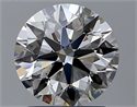 Diamante Natural 1.55 quilates, Redondo , Color H, claridad VVS1 y certificado GIA